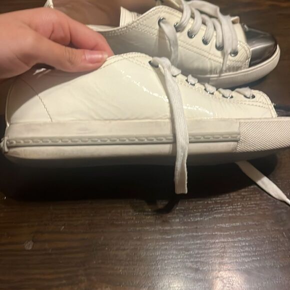 MIU MIU Patent leather white sneakers - Picture 11 of 14